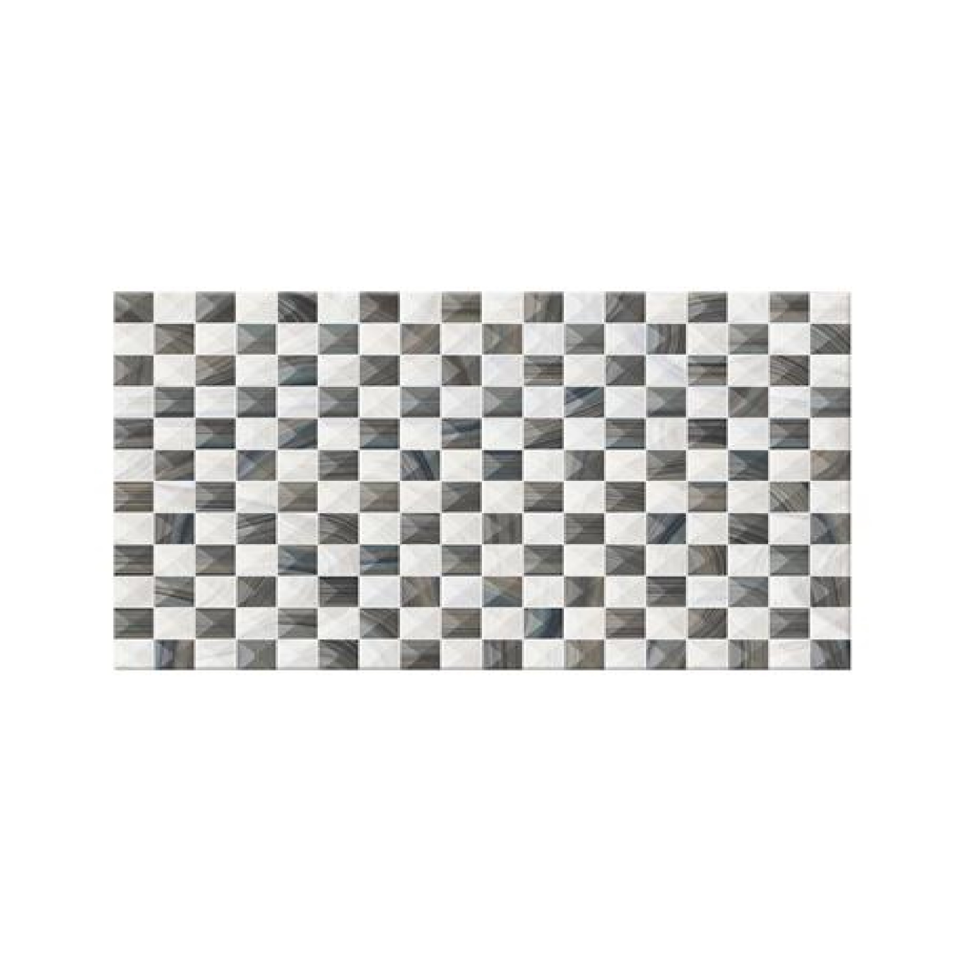 กระเบื้องผนัง DIGITAL KASSA รุ่น KS-INW002 ขนาด 30 x 45 ซม. (กล่อง 7 แผ่น) สีขาว - ดำ