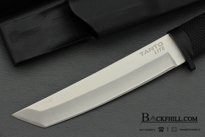 มีดใบตาย COLD STEEL TANTO LITE ขนาด 11.5 นิ้ว ใบหนา 4 มม. พร้อมซองแข็ง (OEM) AAA