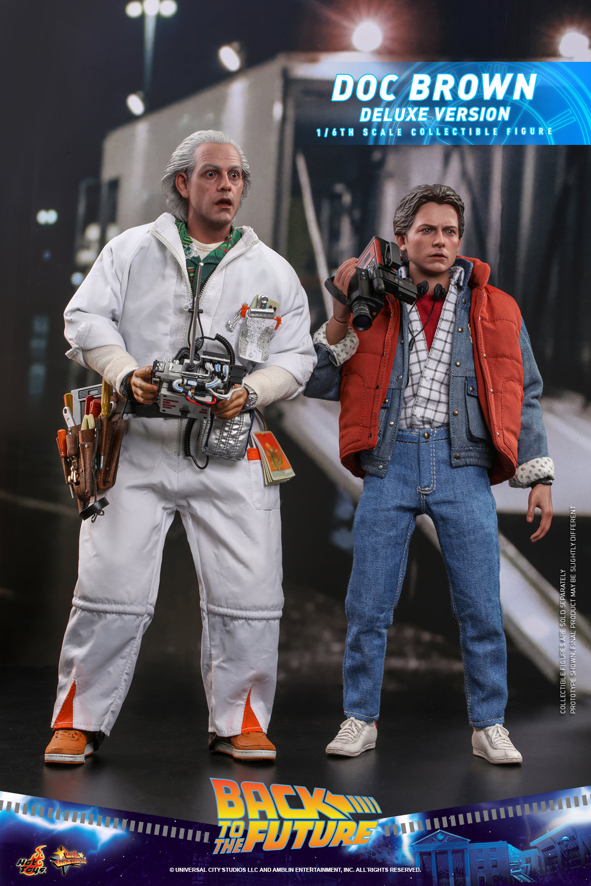 Hot Toys MMS610 1/6 Back to the Future - Doc Brown (Deluxe Version)