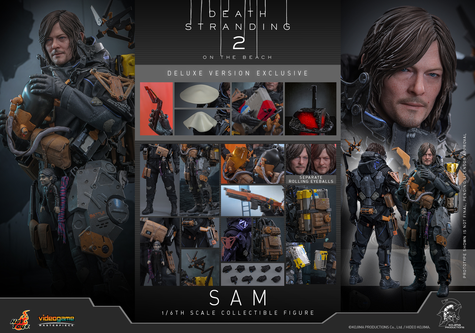 25/08/2568 Hot Toys VGM76 Death Stranding 2: On the Beach - Sam (Deluxe Version)