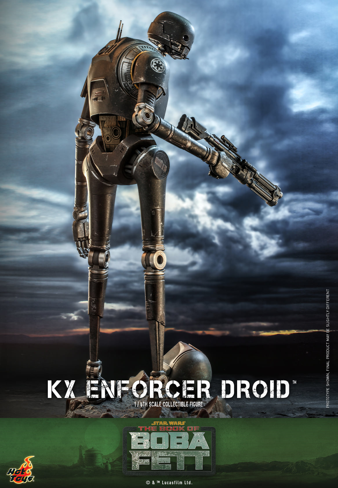 Hot Toys TMS072 1/6 Star Wars: The Book of Boba Fett™ - KX Enforcer Droid™