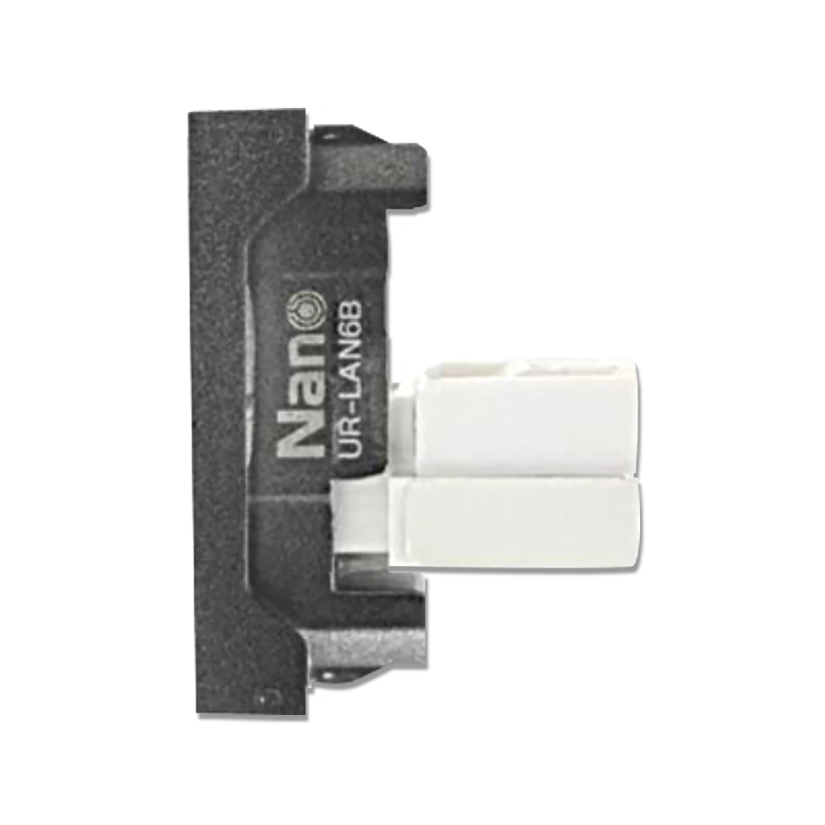 NANO เต้ารับคอมพิวเตอร์ (LAN) CAT6 Urban series สีดำ รุ่น UR-LAN6B