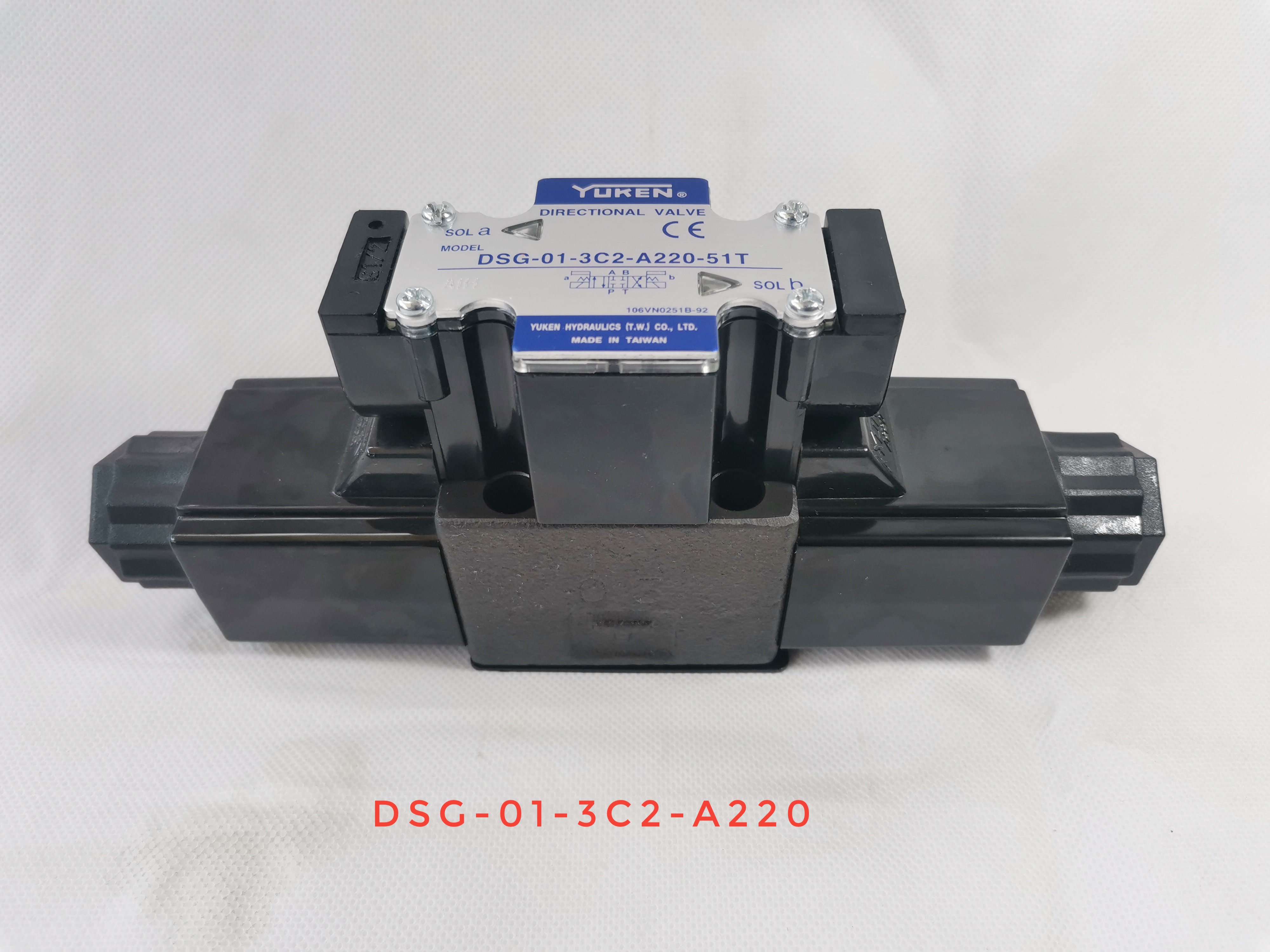 Solenoid Valve Hydraulic DSG-01-3C2-AC220
