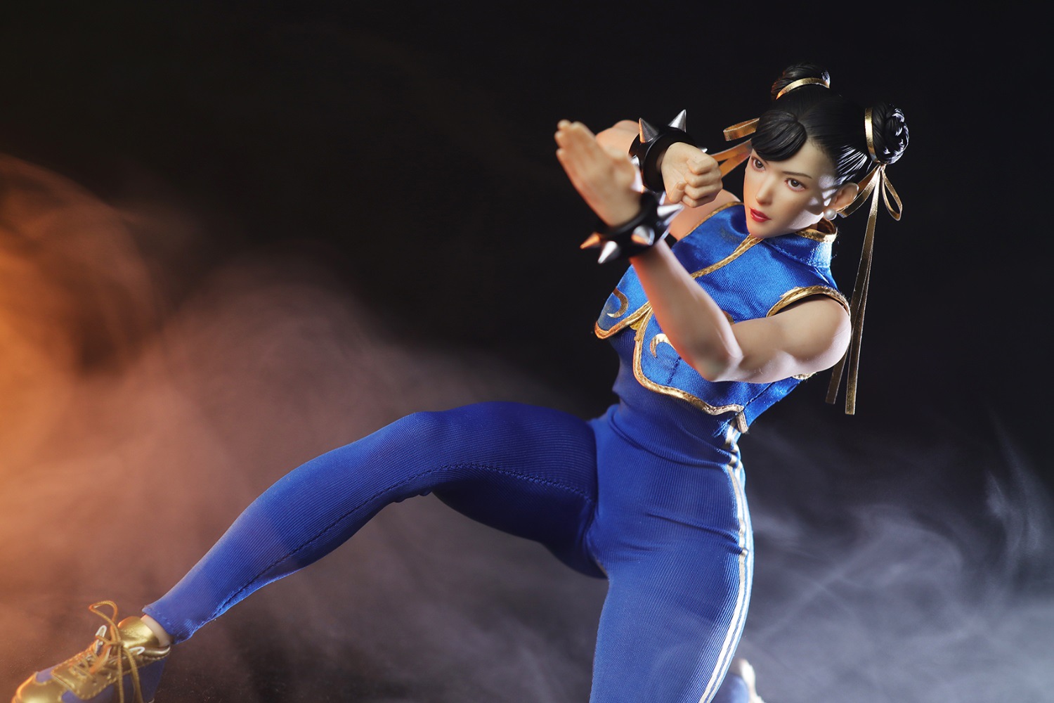 STAR MAN MS-008B Female Fighter Chun-li (Blue Tight Jumpsuit Version)