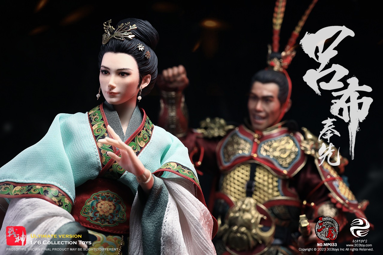 303TOYS MP033 1/6 THREE KINGDOMS - LV BU, FENGXIAN & DIAO CHAN (THREE FIGURE ULTIMATE VERSION)