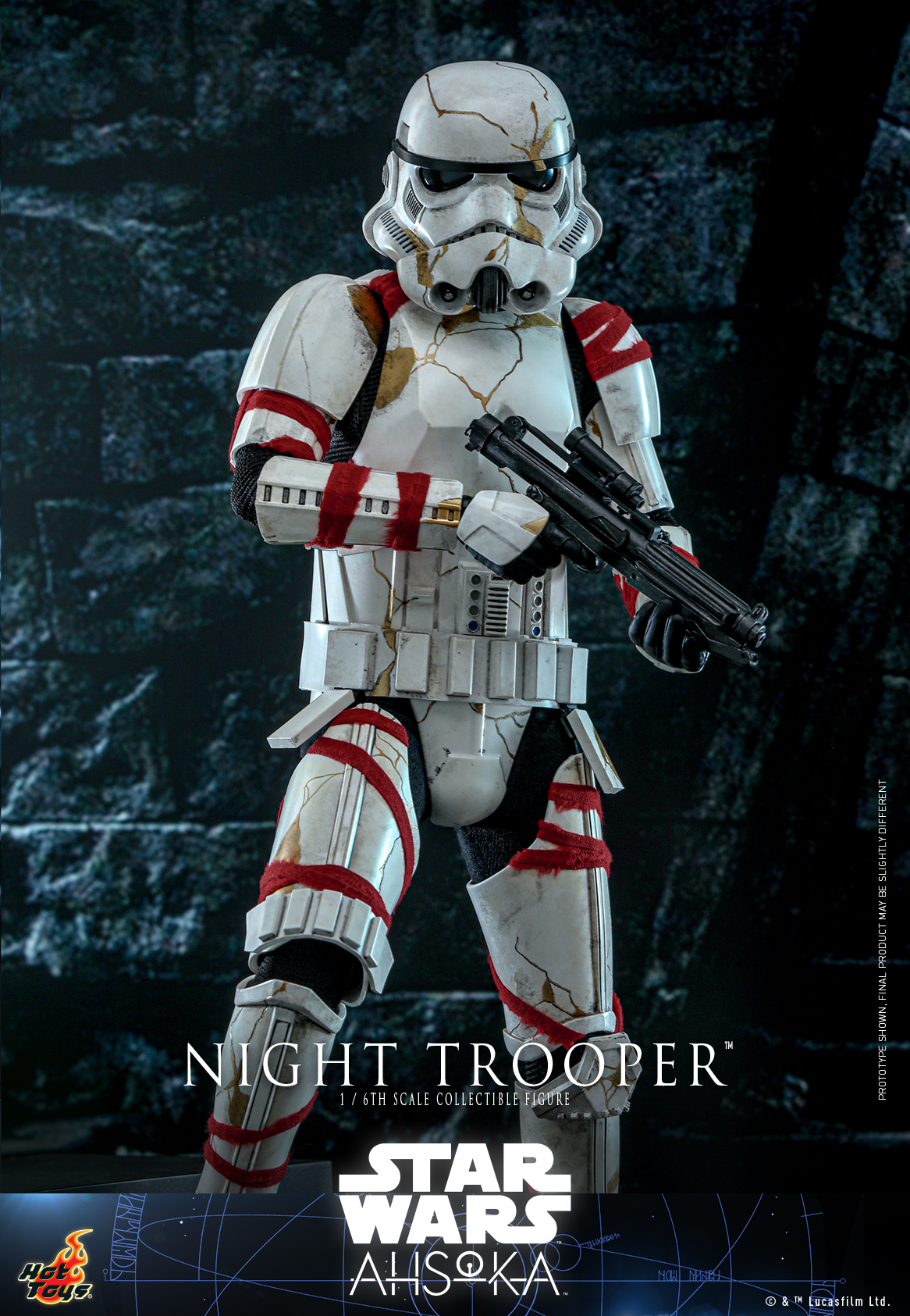 Hot Toys TMS121 1/6 Star Wars: Ahsoka™ - Night Trooper™