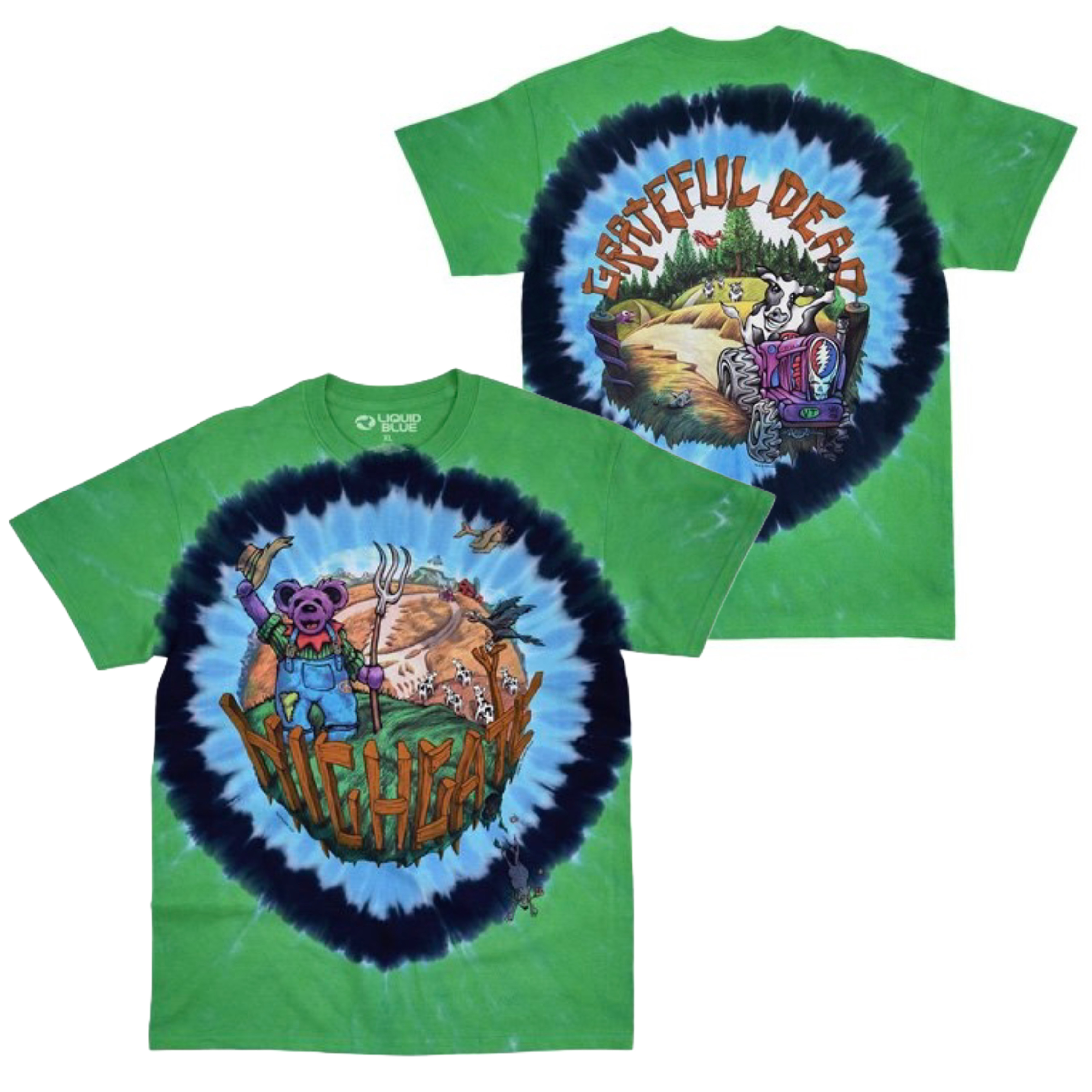 🇺🇸[PREORDER] เสื้อวง GRATEFUL DEAD T-SHIRT รวมลายสุดฮิต ลิขสิทธิ์แท้ LIQUID BLUE จาก USA