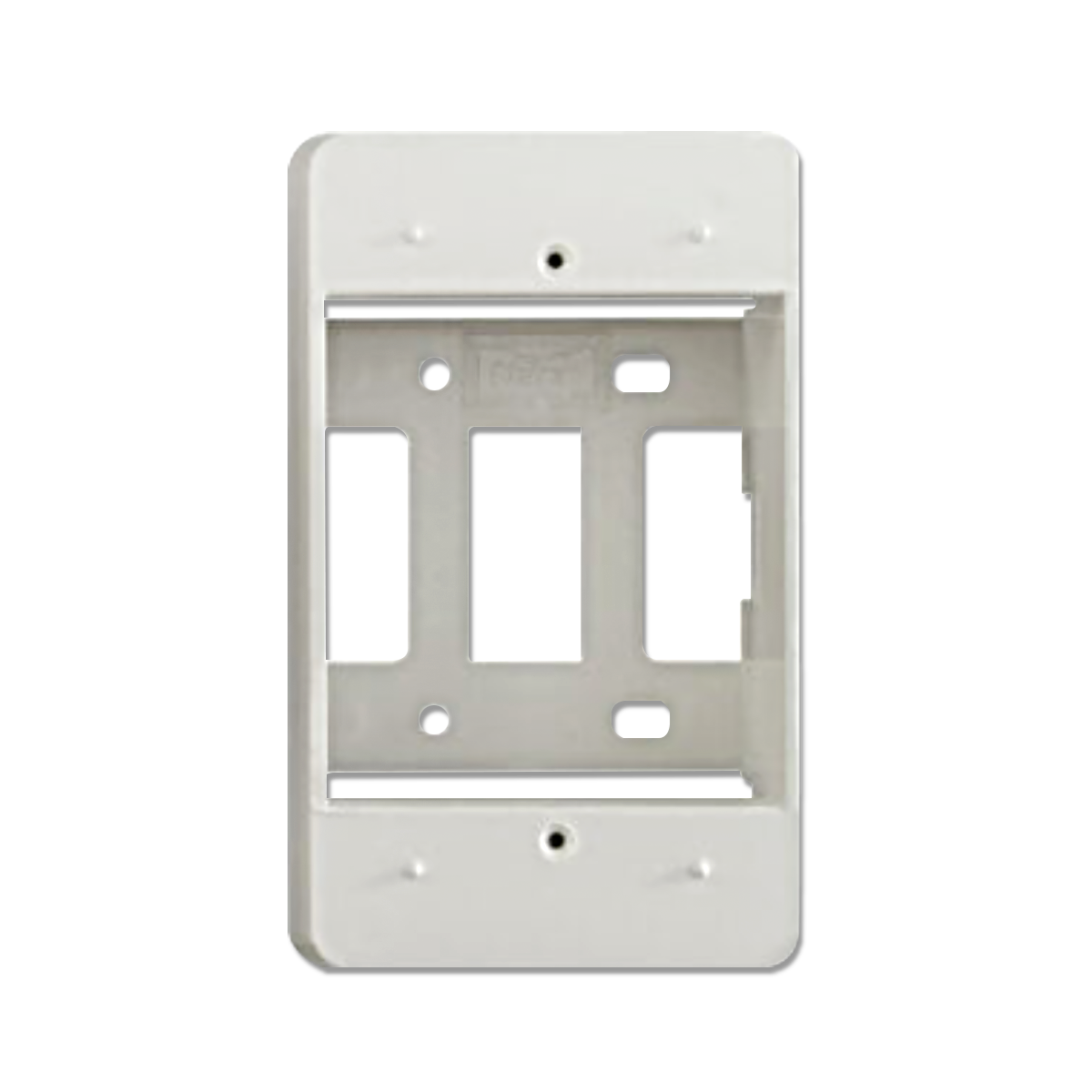 NANO กล่องลอยขอบมน ขนาด 2x4x1.5" สีขาว รุ่น NANO-403-2 (50 ชิ้น/กล่อง)