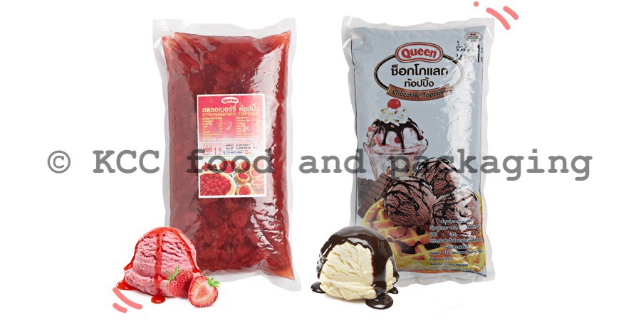 ควีน -ช็อคโกแลต ท็อปปิ้ง (ถุงเติม) 1 kg.