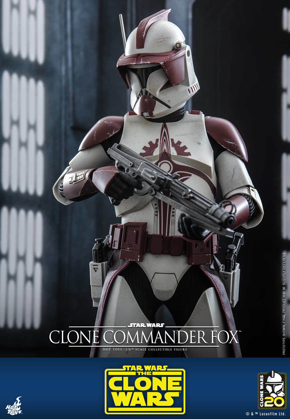Hot Toys TMS103 1/6 Star Wars: The Clone Wars™ - Clone Commander Fox™