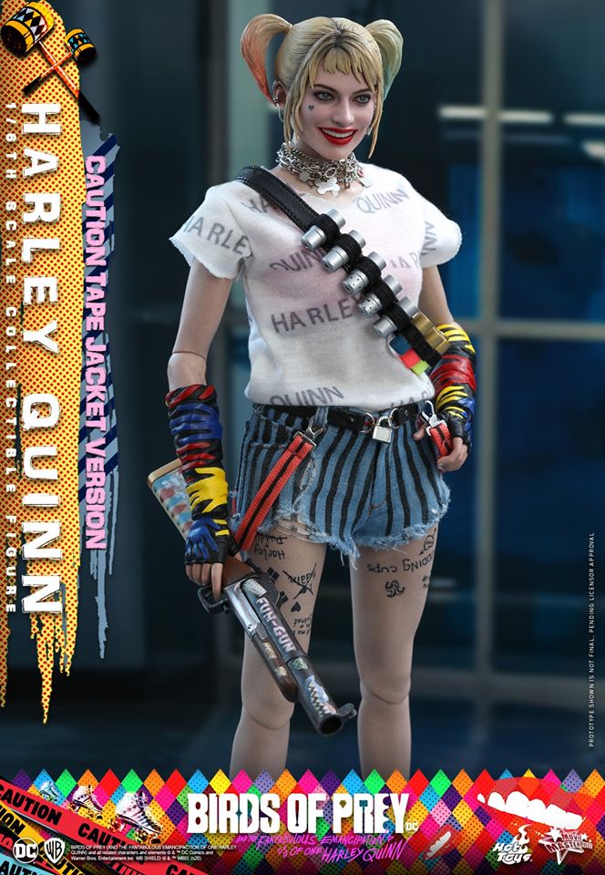 Hot Toys MMS566 Birds of Prey 1/6 Harley Quinn (Caution Tape Jacket Version)
