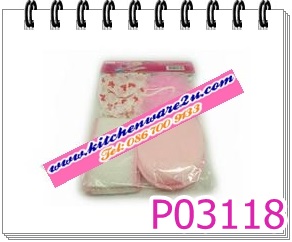 P03118 ชุดขัดตัว 3 ชิ้น ราคาส่งต่อ 1 โหล (180 บ/โหล ส่ง 15 บาท ขายส่งทุกอย่าง 20 บาท)
