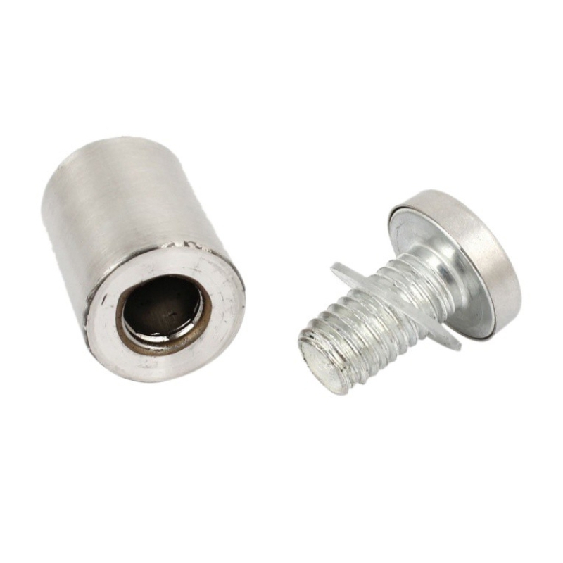 หมุดลอยสแตนเลส สีเงิน ขนาด 19x25 มม.ยึดกรอบภาพอะคริลิค หรือหมุดยึดกระจก *** ราคาต่อชื้น *** (สั่งขั้นต่ำ 12 ตัว)