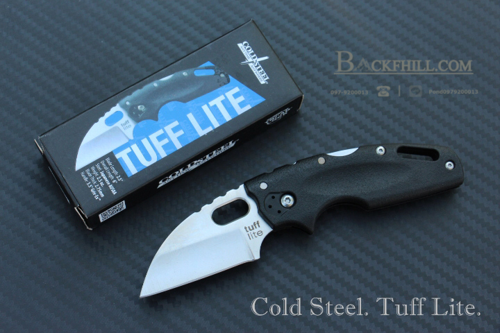 cold steel No.TUFF LITE ใบมีด JAPANESE STEEL AUS8A ( AAA ) สีดำ