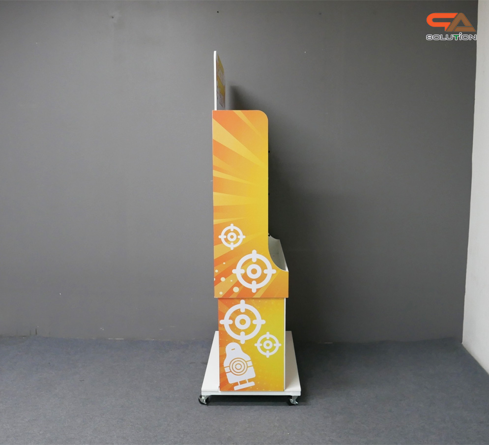 เกมส์ CARNIVAL GAME ยิงเป้าเหล็กกลม ขนาด (W) 90 x (L)50 x (H)176 cm. พร้อมเป้าเหล็กกลม 15 อัน ปืนกระสุนโฟม 2 ชุด