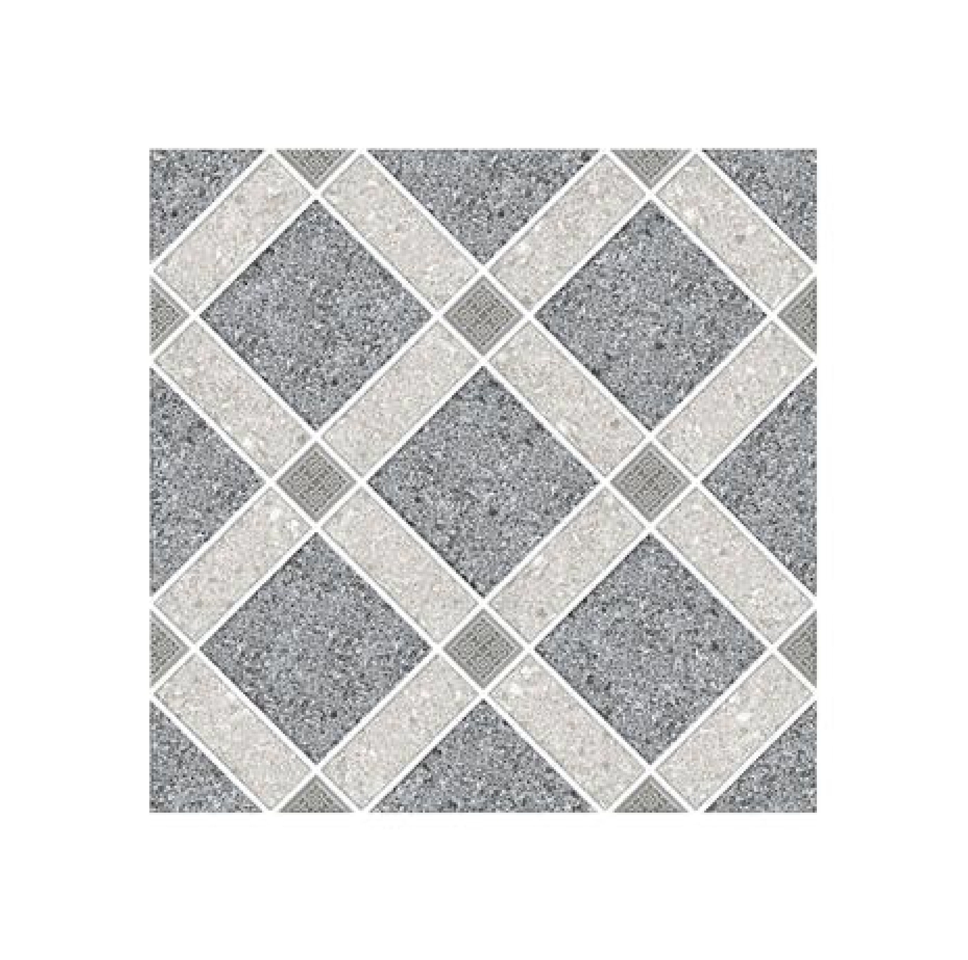 กระเบื้องพื้น DURAGRES รุ่น สราญรมย์ เทา ขนาด 40 x 40 ซม. (กล่อง 6 แผ่น) สีเทา