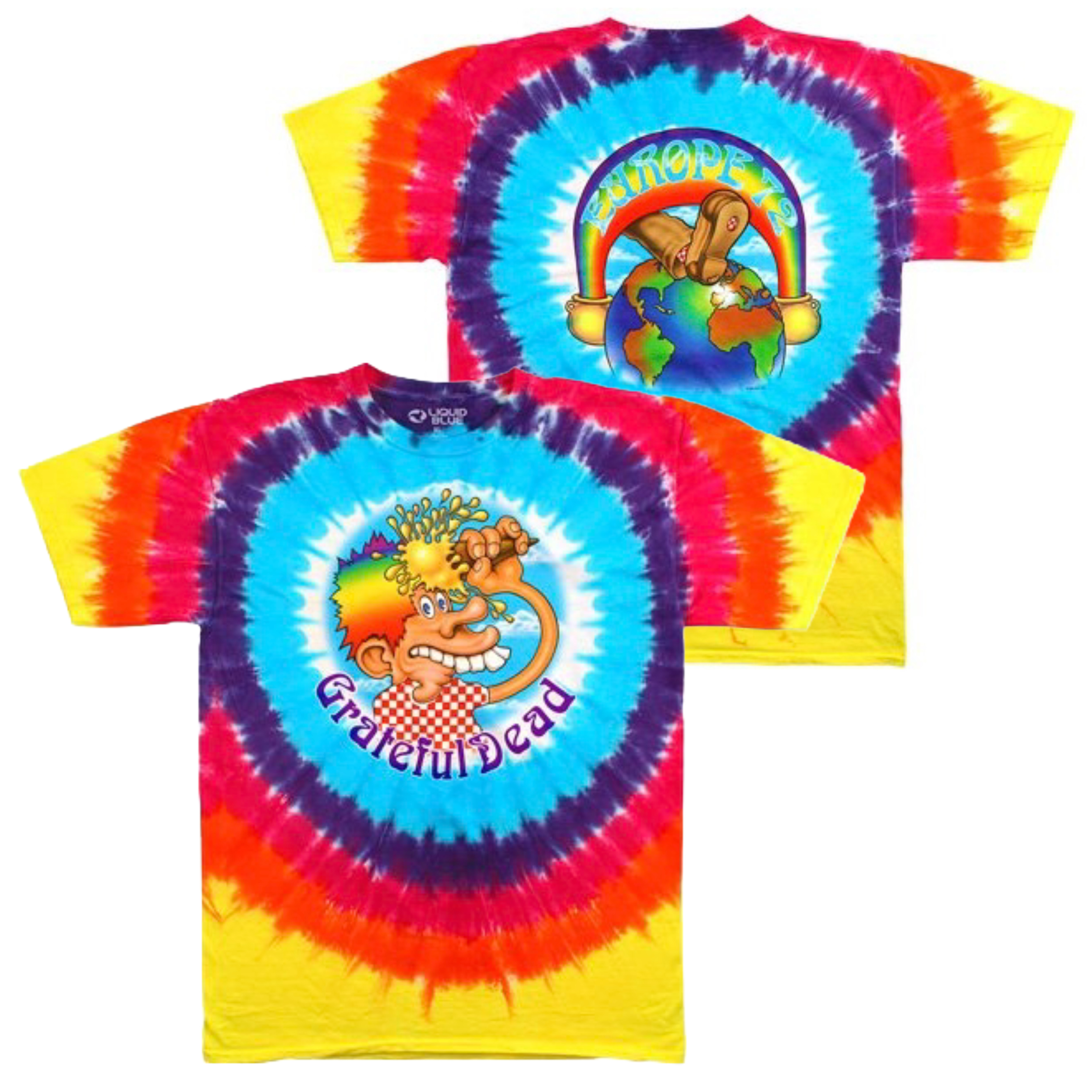 🇺🇸[PREORDER] เสื้อวง GRATEFUL DEAD T-SHIRT รวมลายสุดฮิต ลิขสิทธิ์แท้ LIQUID BLUE จาก USA