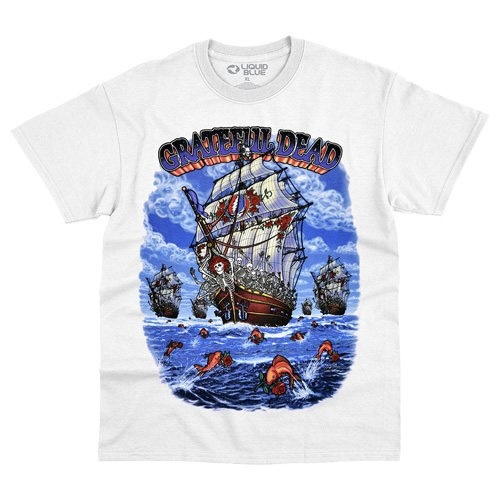 🇺🇸[PREORDER] เสื้อวง GRATEFUL DEAD T-SHIRT รวมลายสุดฮิต ลิขสิทธิ์แท้ LIQUID BLUE จาก USA