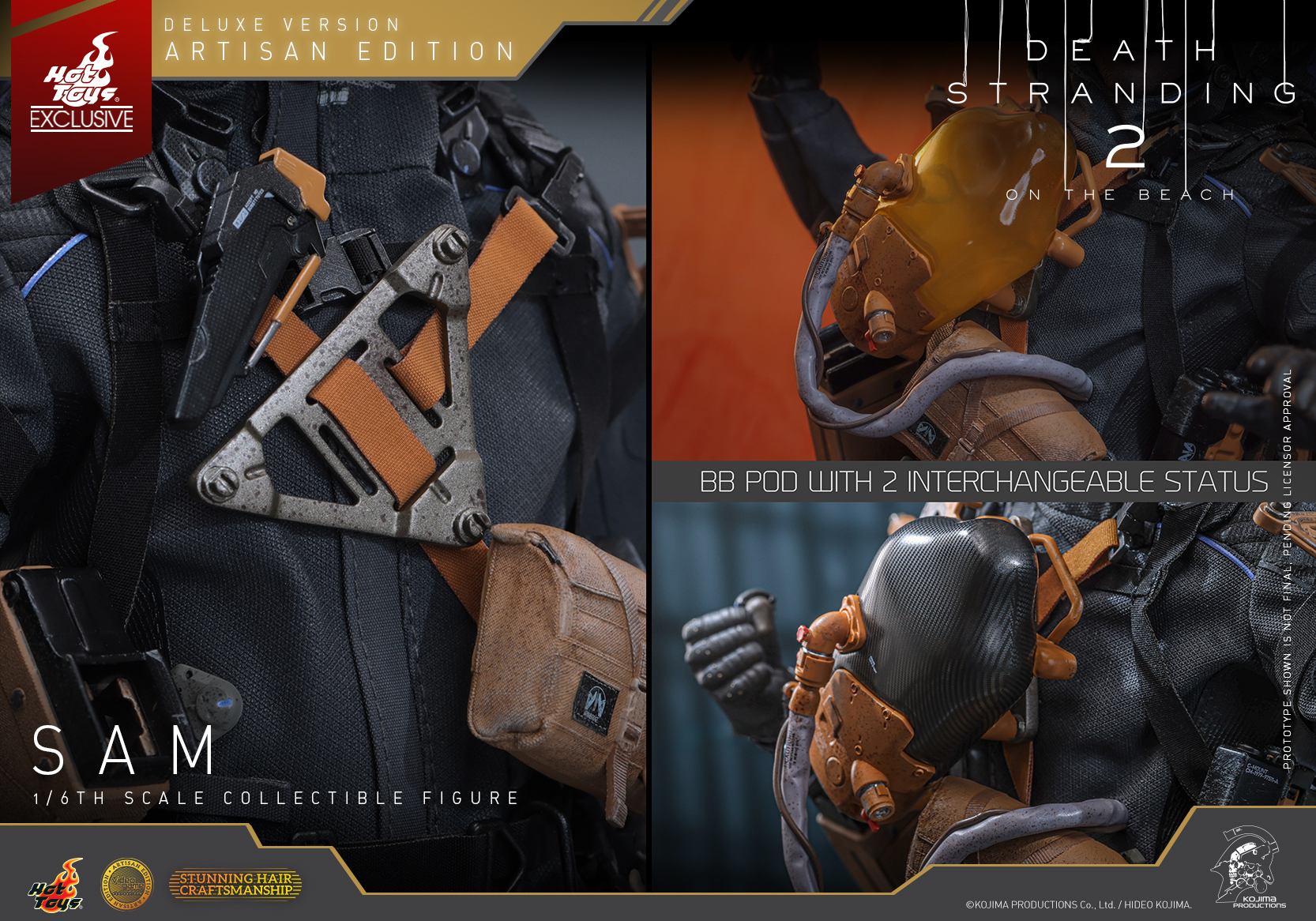 Hot Toys VGM77AE Death Stranding 2: On the Beach - Sam (Artisan Edition Deluxe Version) [Hot Toys Exclusive]