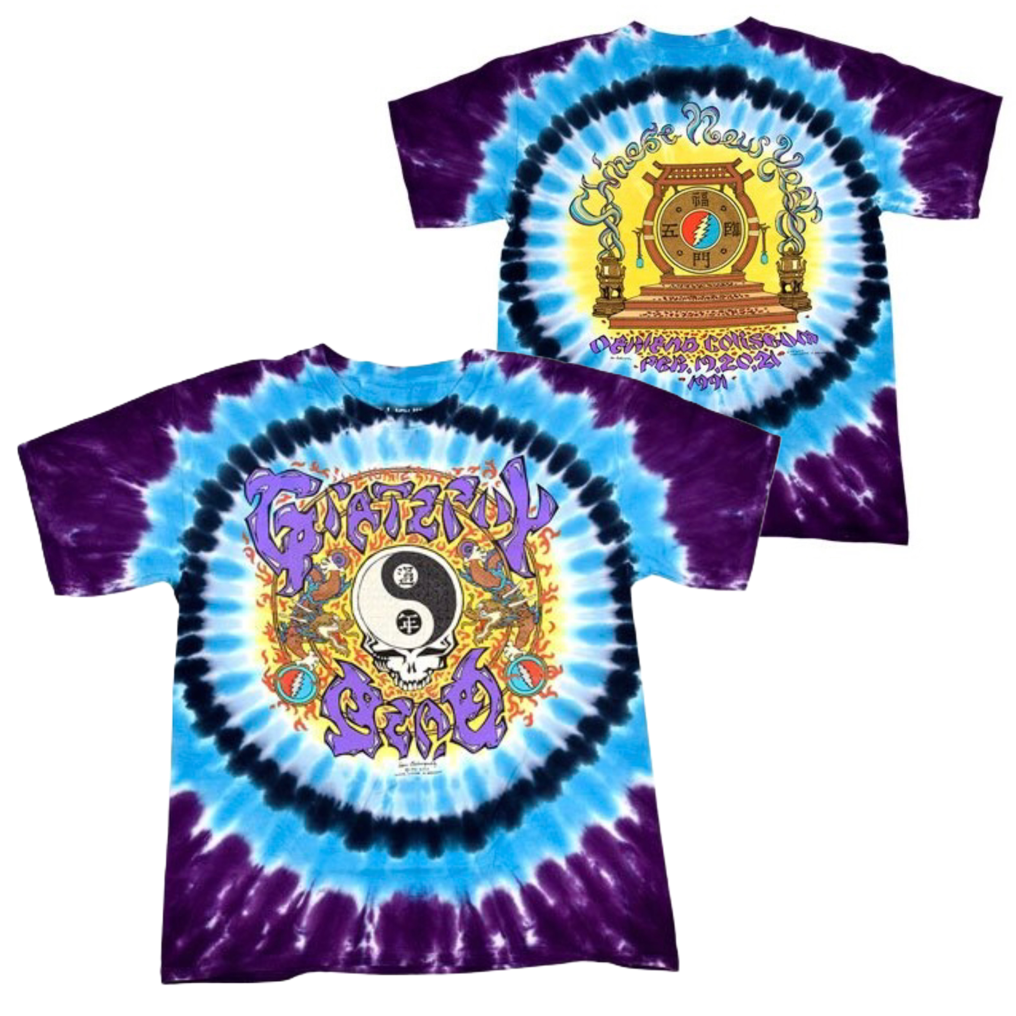 🇺🇸[PREORDER] เสื้อวง GRATEFUL DEAD T-SHIRT รวมลายสุดฮิต ลิขสิทธิ์แท้ LIQUID BLUE จาก USA