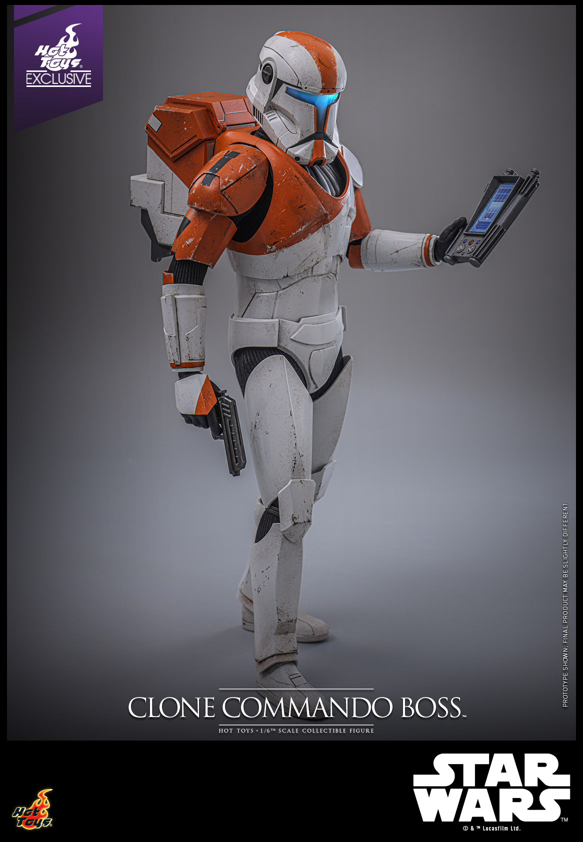 Hot Toys TMS151 Star Wars: The Clone Wars - Clone Commando Boss [Hot Toys Exclusive]