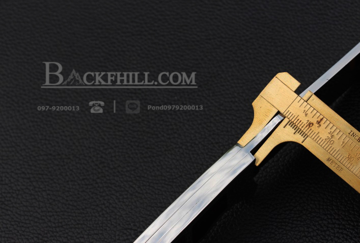 มีดใบตาย COLUMBIA รุ่นNo.139 มีดพกทรงเปอร์เซีย ด้ามจับลายคลาสสิค อย่างดี พร้อมซองไนลอน