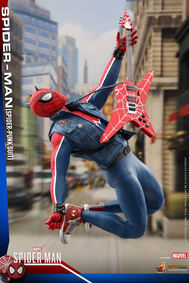 Hot Toys VGM32 MARVEL'S SPIDER-MAN - SPIDER-MAN (SPIDER-PUNK SUIT)