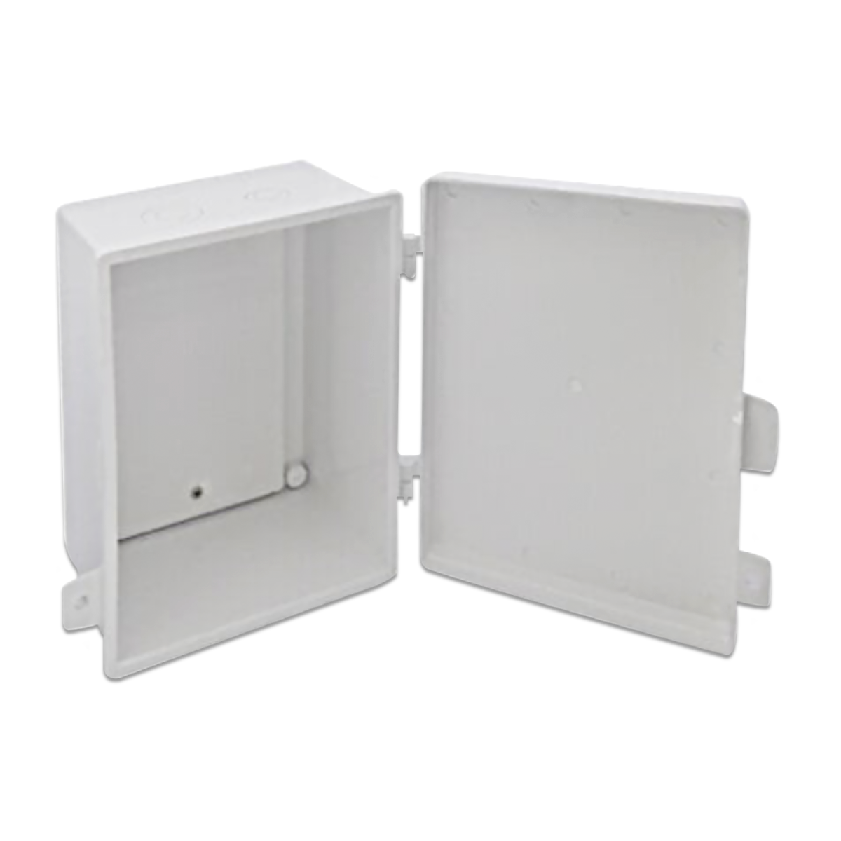 NANO ตู้กันน้ำพลาสติก ขนาด 8.5x9.5x5" สีขาว รุ่น NANO-22W (10 ชิ้น/กล่อง)