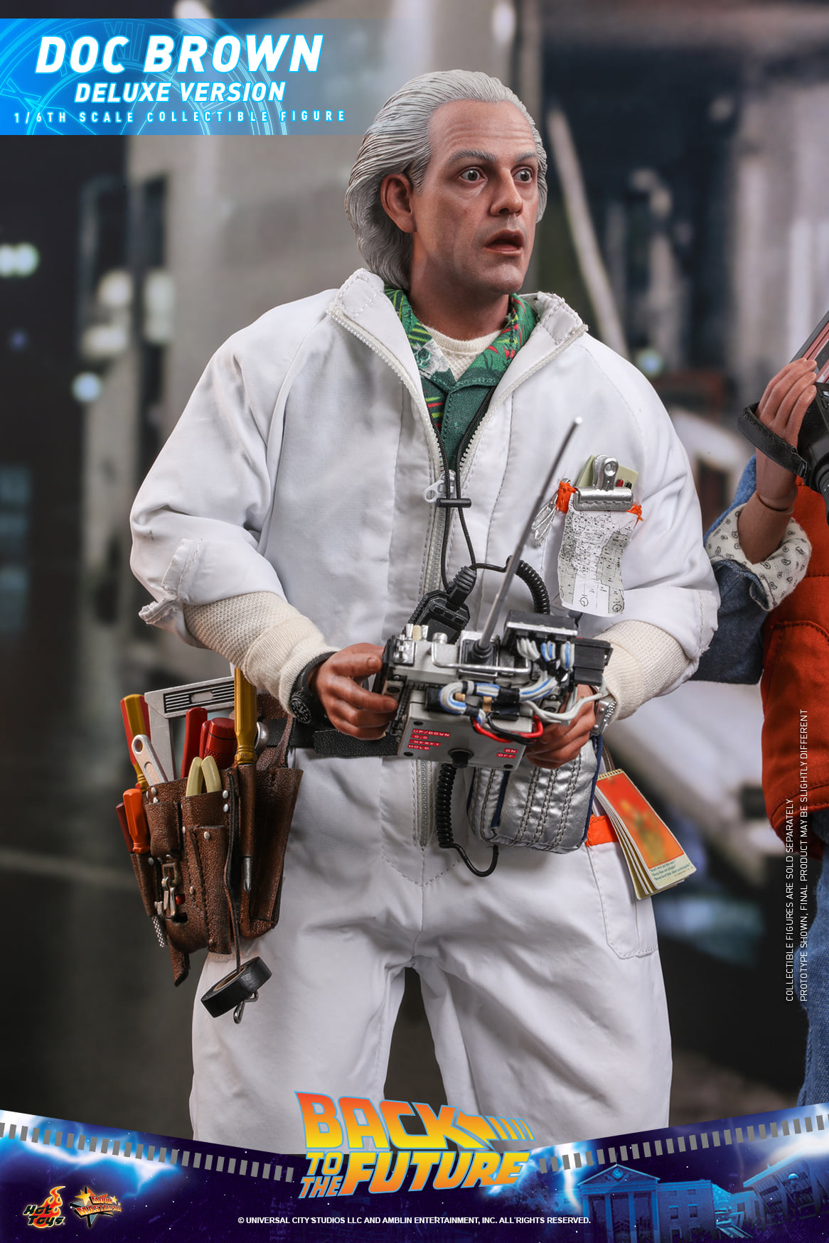 Hot Toys MMS610 1/6 Back to the Future - Doc Brown (Deluxe Version)