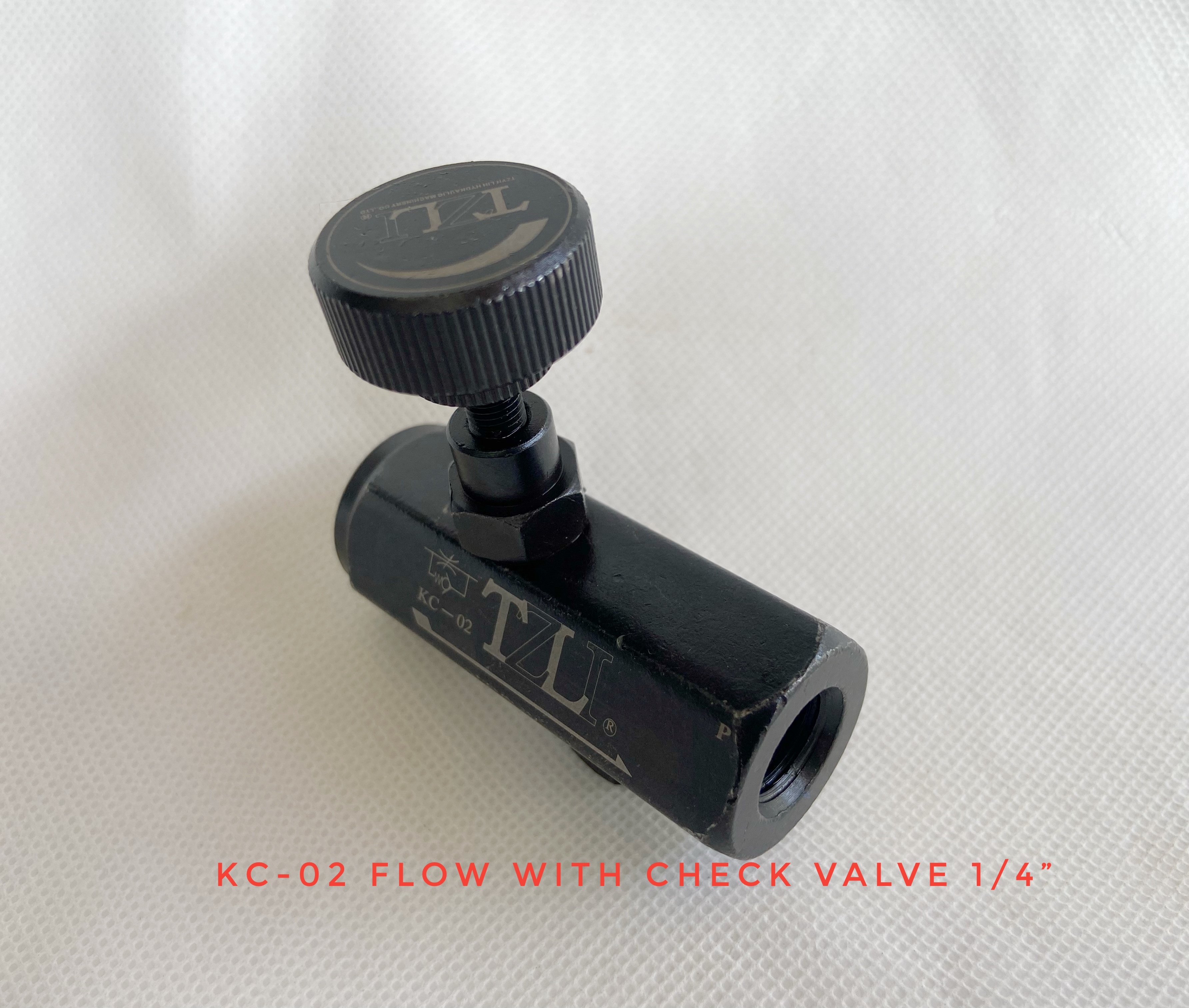 KC-02 Flow with check valve 1/4''
