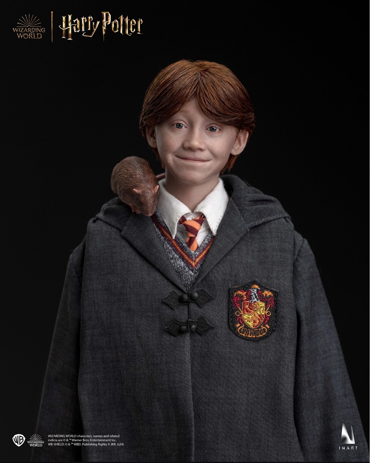 INART x Queen Studios A010D1 Harry Potter and the Philosopher's Stone - Ron Weasley (Deluxe Version) [Hair Transplant Headsculpt]