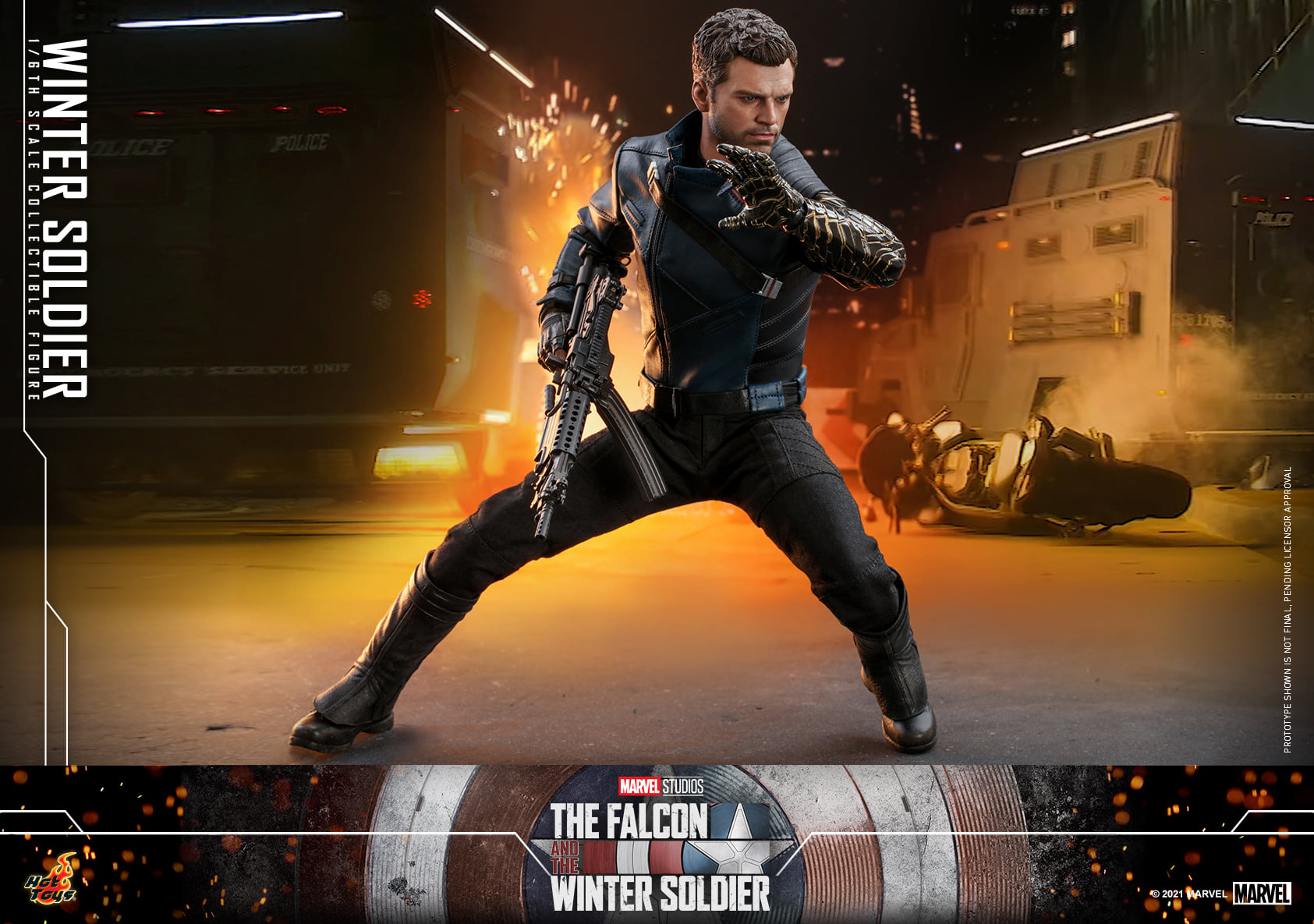 Hot Toys TMS039 1/6 The Falcon and the Winter Soldier - Winter Soldier