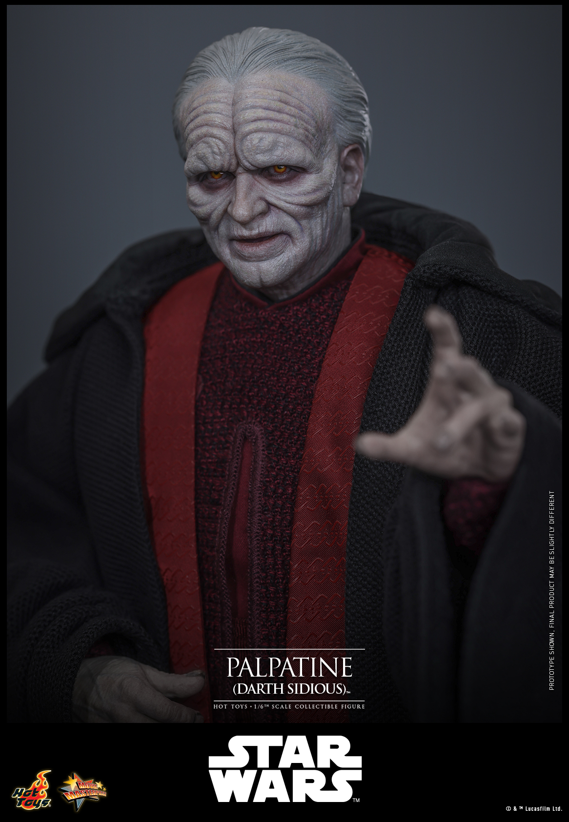 Hot Toys MMS805 Star Wars: Episode III – Revenge of the Sith - Palpatine (Darth Sidious)