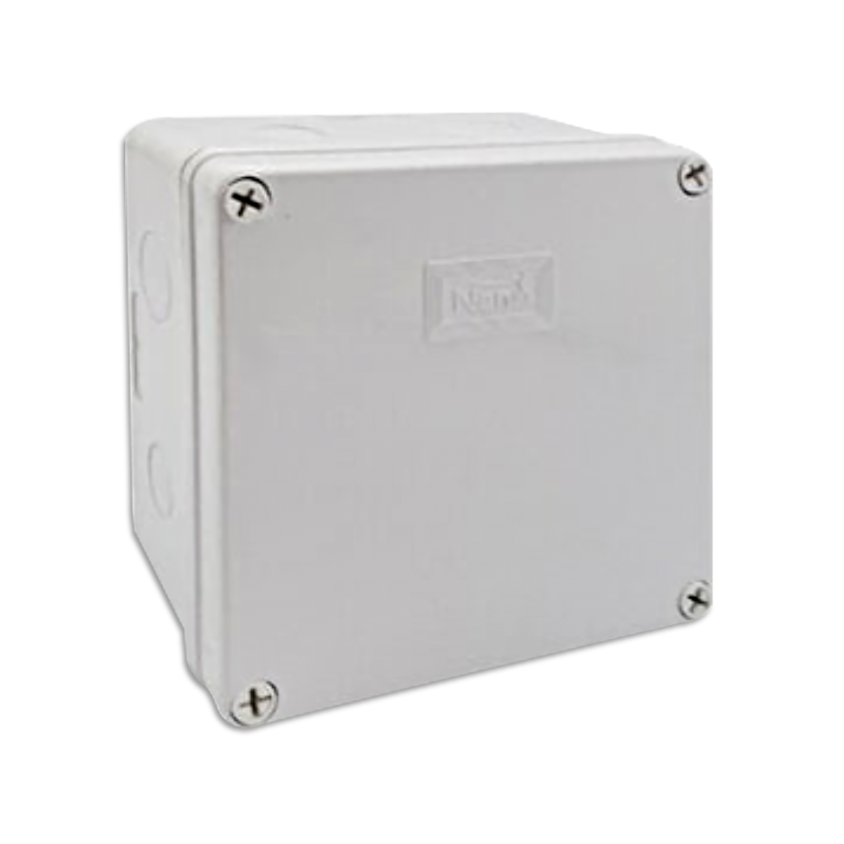 NANO กล่องกันน้ำ ขนาด 6x6x3.3" สีขาว รุ่น NANO-204W (30 ชิ้น/กล่อง)