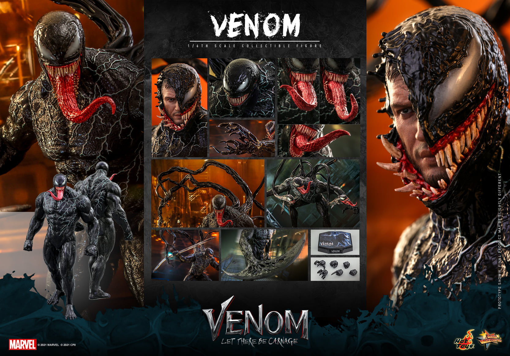Hot Toys MMS626 1/6 Venom: Let There Be Carnage - Venom