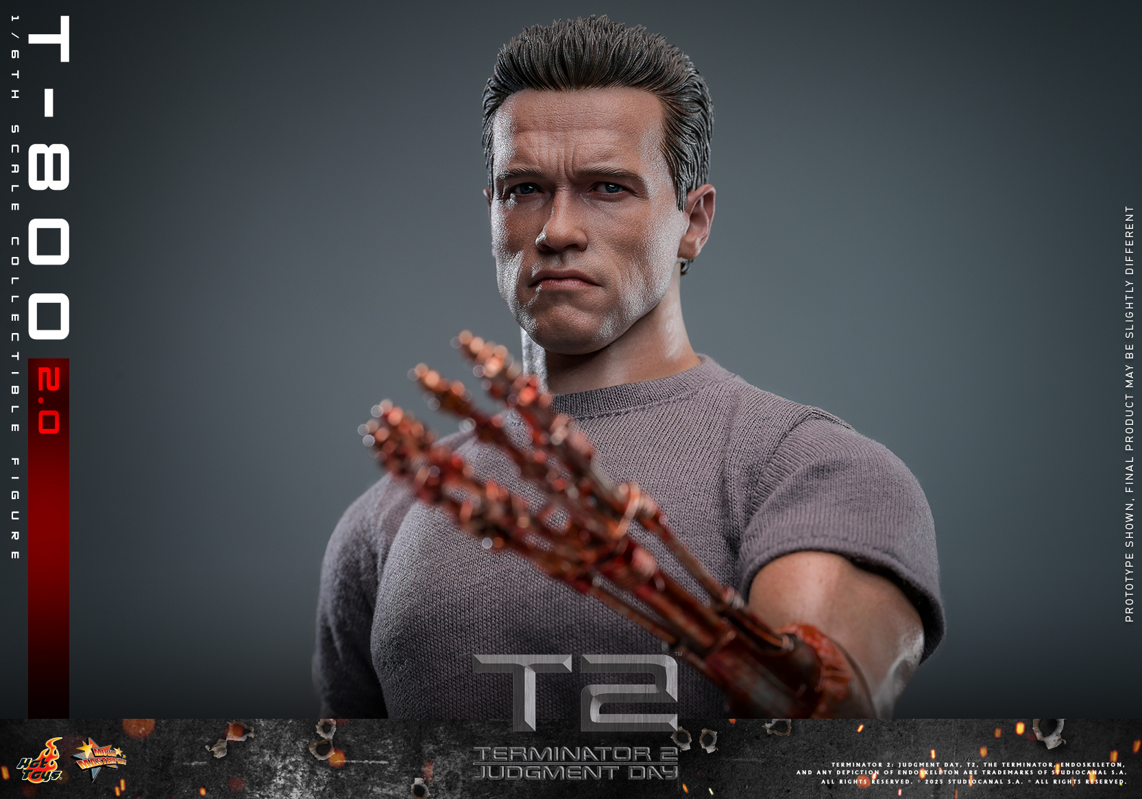 Hot Toys MMS795 Terminator 2: Judgment Day - T-800 (2.0)