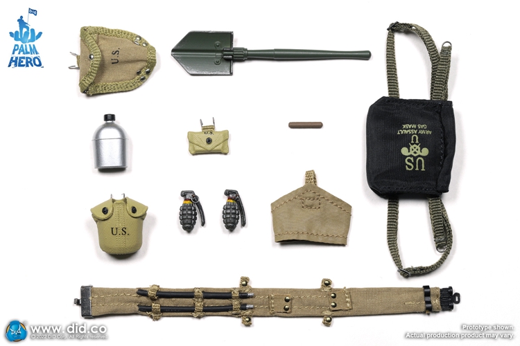 DID XA80012 1/12 Palm Hero Series WWII US 2nd Ranger Battalion Series 4 - Private Reiben