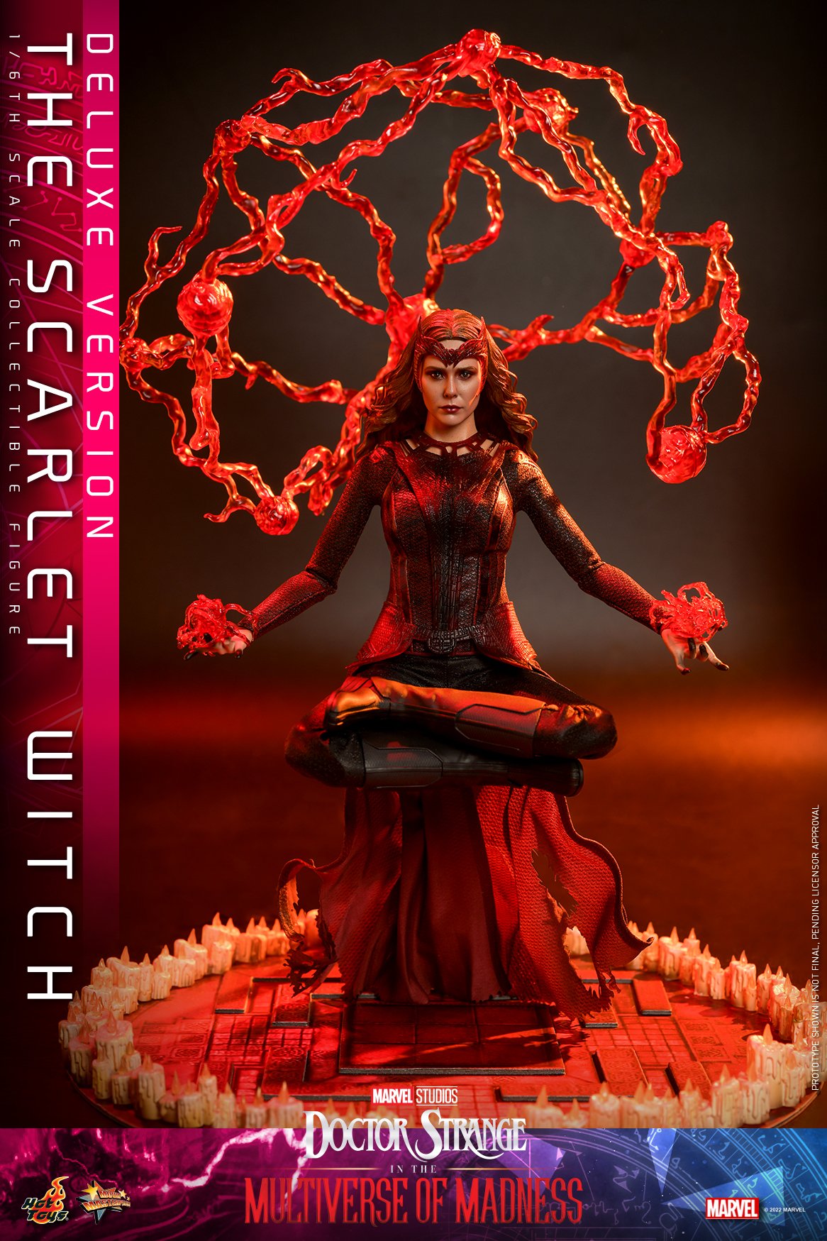 Hot Toys MMS653 1/6 Doctor Strange in the Multiverse of Madness - The Scarlet Witch (Deluxe Version)