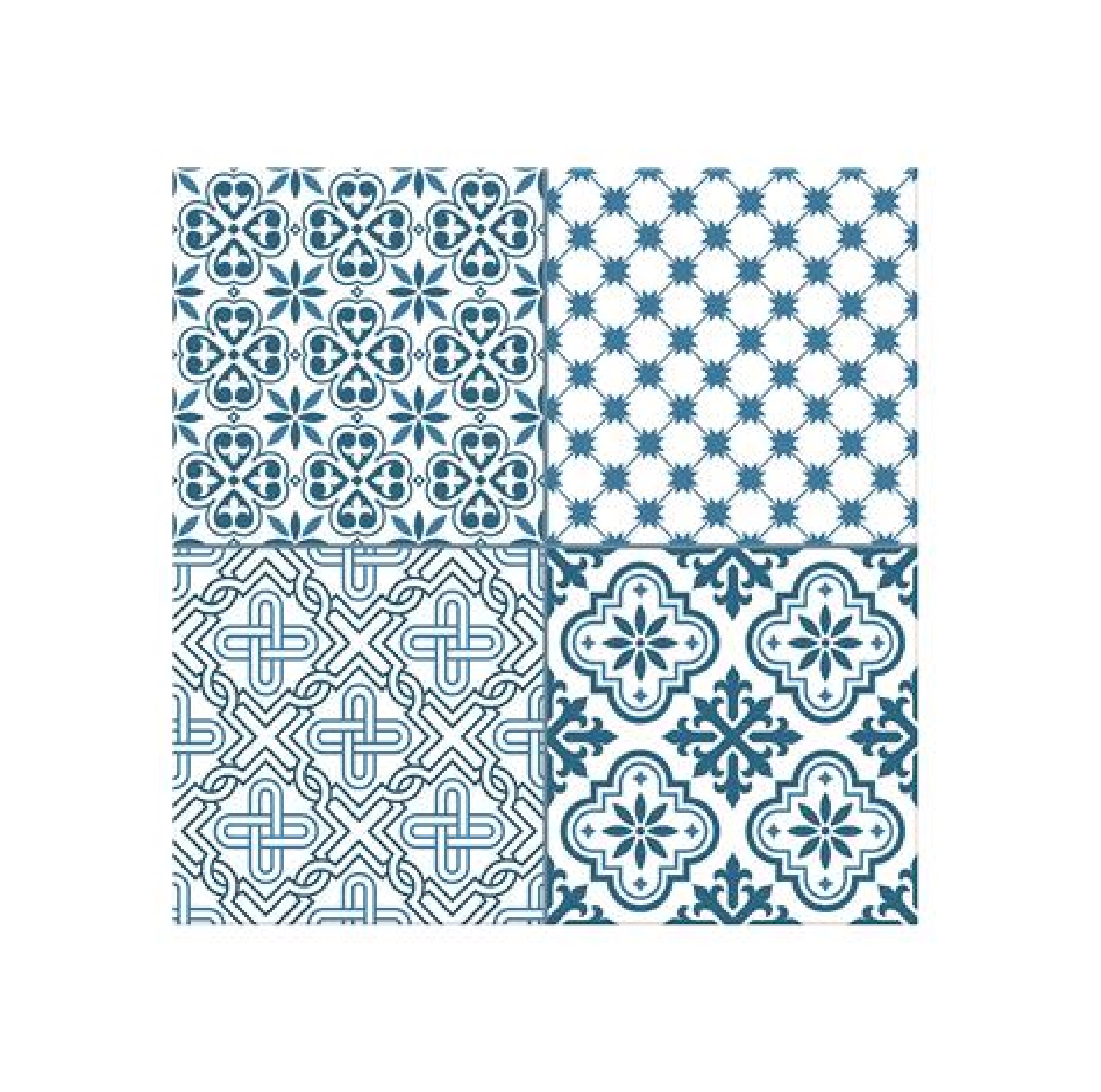 กระเบื้องพื้น DURAGRES (Exc) รุ่น เจนีวา ขนาด 50 x 50 ซม. (กล่อง 4 แผ่น) สีฟ้า Random