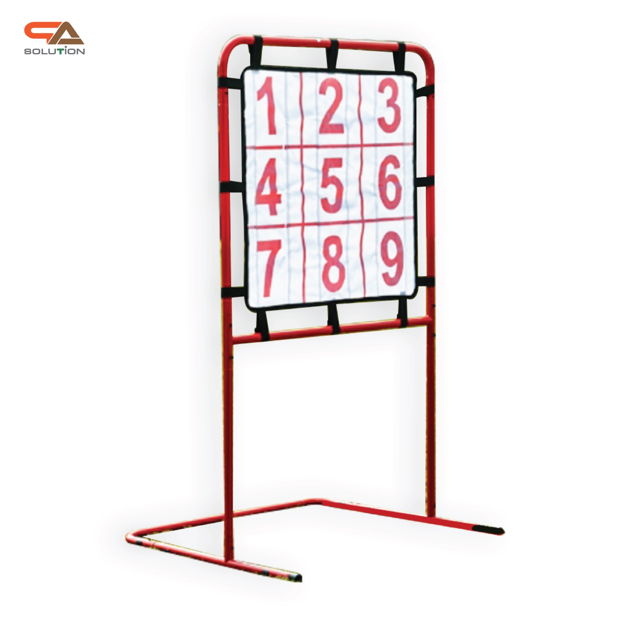 เกมส์ปาบอล ตั้งพื้น ถอดประกอบได้ ขนาด (W) 66 x (H) 117 cm. พร้อมลูกบอล 12 ลูก ถอดประกอบได้ เคลื่อนย้ายสะดวก