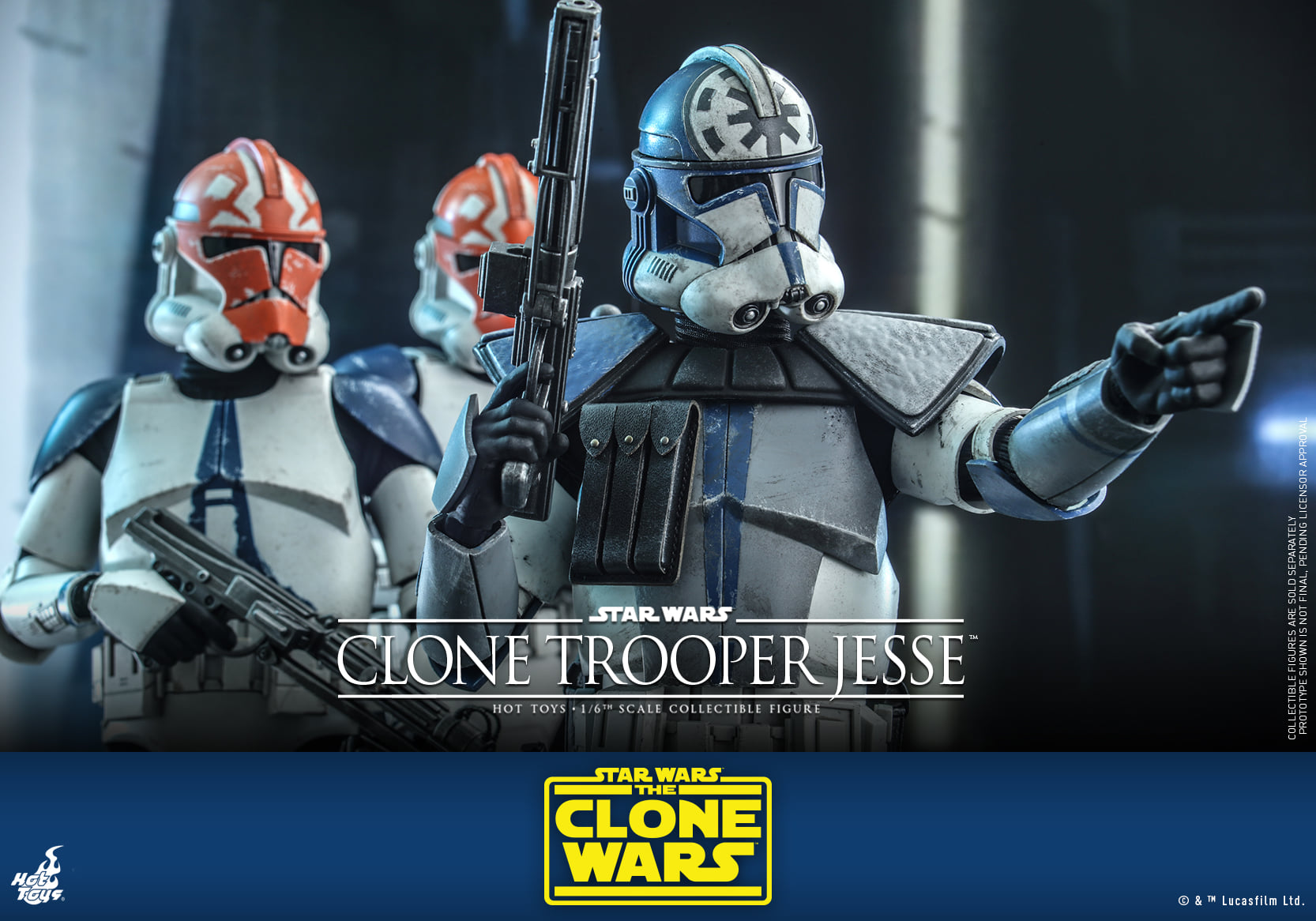 Hot Toys TMS064 1/6 Star Wars: The Clone Wars™ - Clone Trooper Jesse