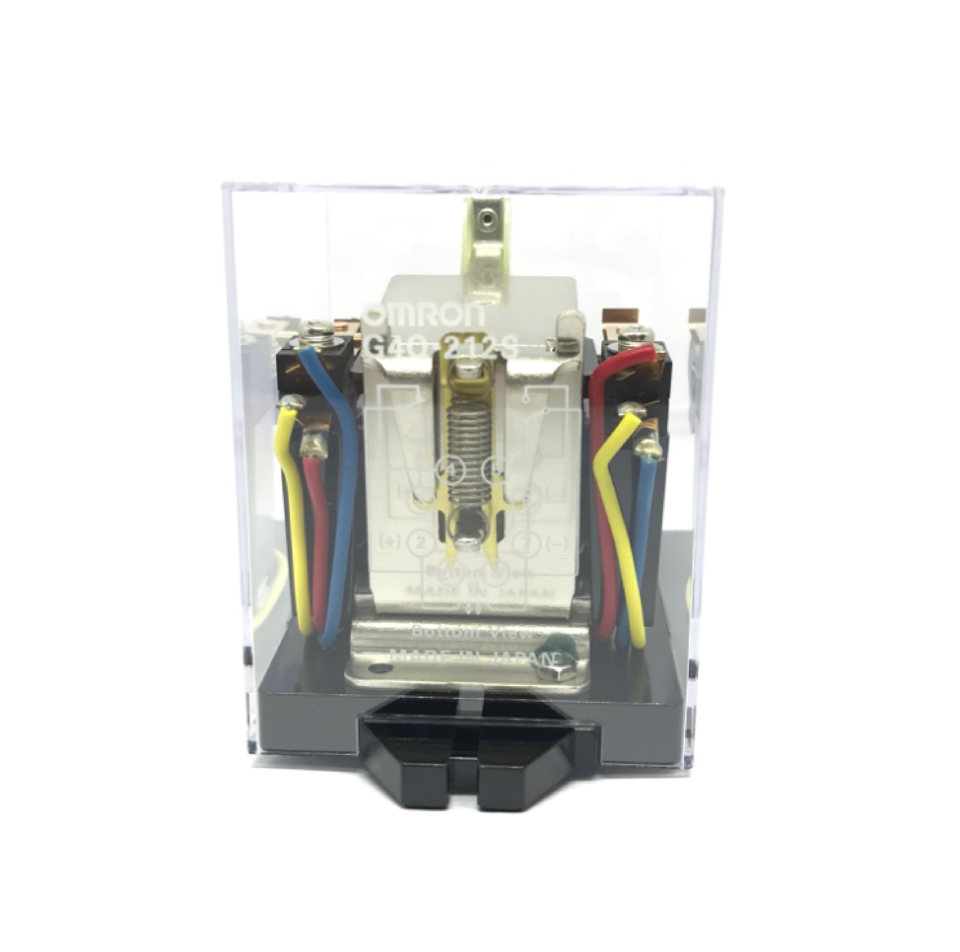 Omron Relay รีเลย์สลับทำงาน G4Q-212S 220VAC แลทชิ่ง รีเลย์ สวิทช์สลับ
