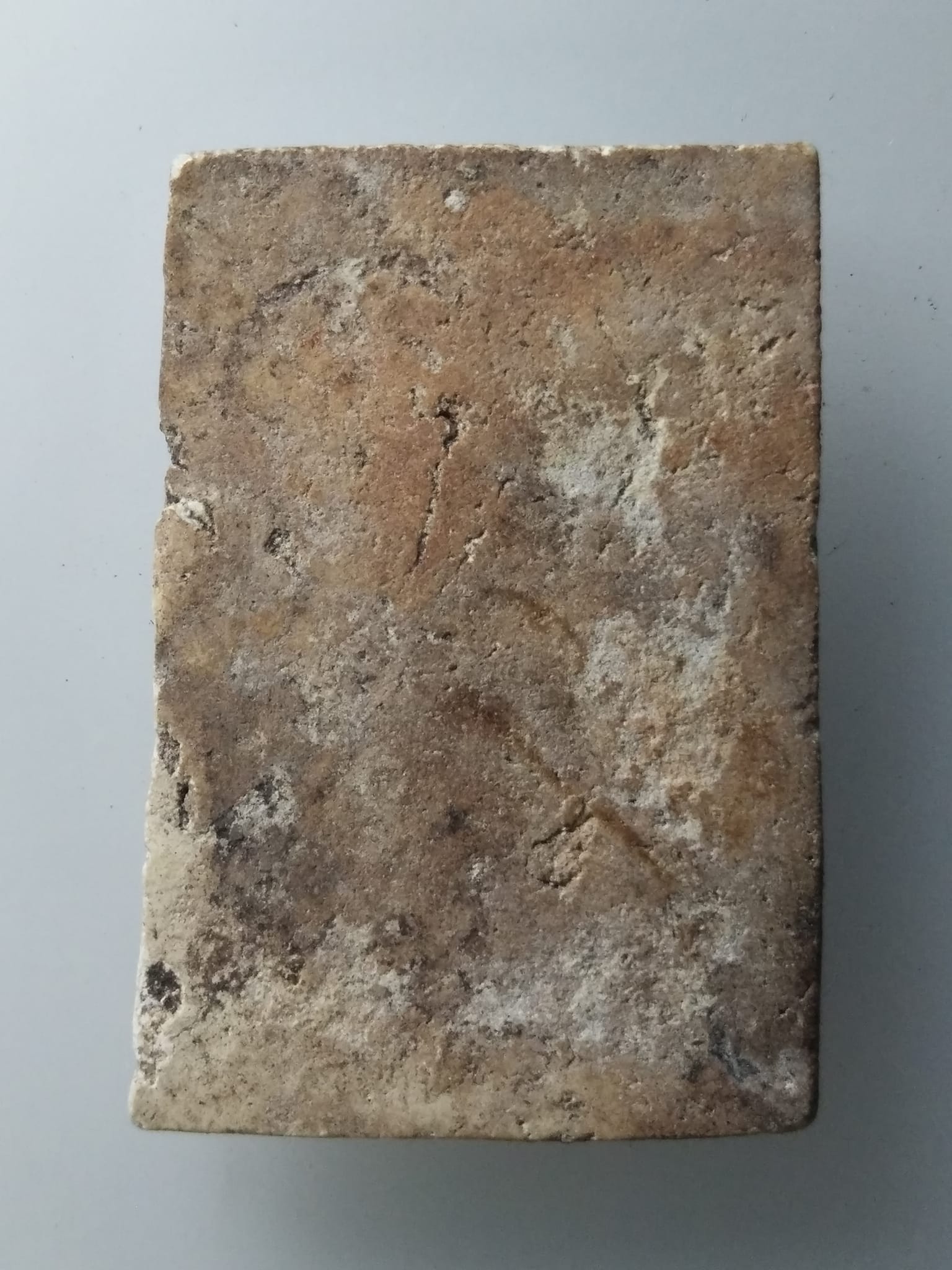 H355 พระเนื้อผงพิมพ์ขุดสระใหญ่ หลวงปู่เผือก วัดกิ่งแก้ว เนื้อจัด