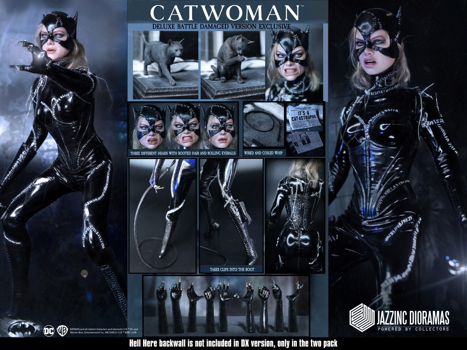 Jazzinc Dioramas JD-001E 1992 "Batman Returns" - Catwoman (Deluxe Two Pack Which Features, and an Exclusive Diorama) [ดีลักซ์ 2 แบบ และพิเศษฉากประตู]
