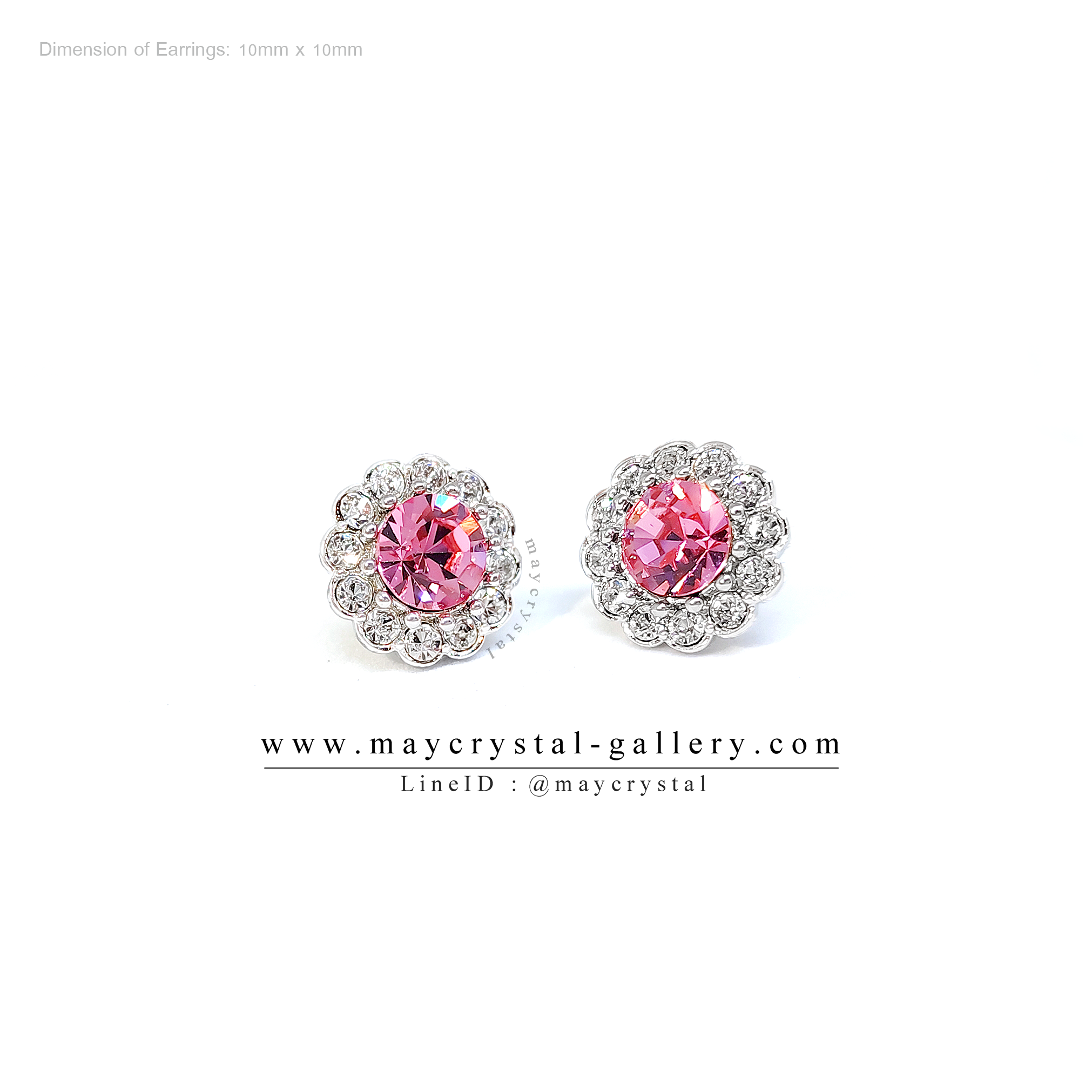 ต่างหูคริสตัลจากยุโรป (Embellished with Crystals from Austria)