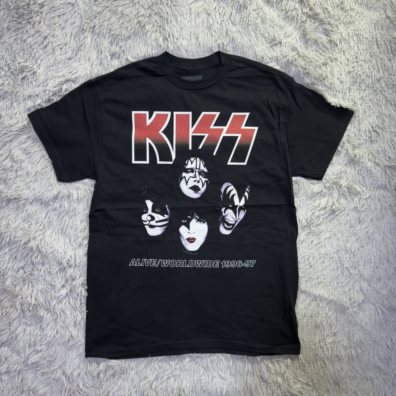 เสื้อวงดนตรี KISS T-SHIRT ลาย KISS YOU WANTED THE BEST (2023)(มีสกรีนหลัง) ลิขสิทธิ์ของแท้ USA BLACK