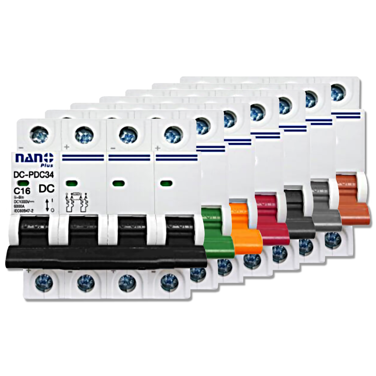 NANO เซอร์กิตเบรกเกอร์ NANO PLUS 6kA DC 4P 1000V