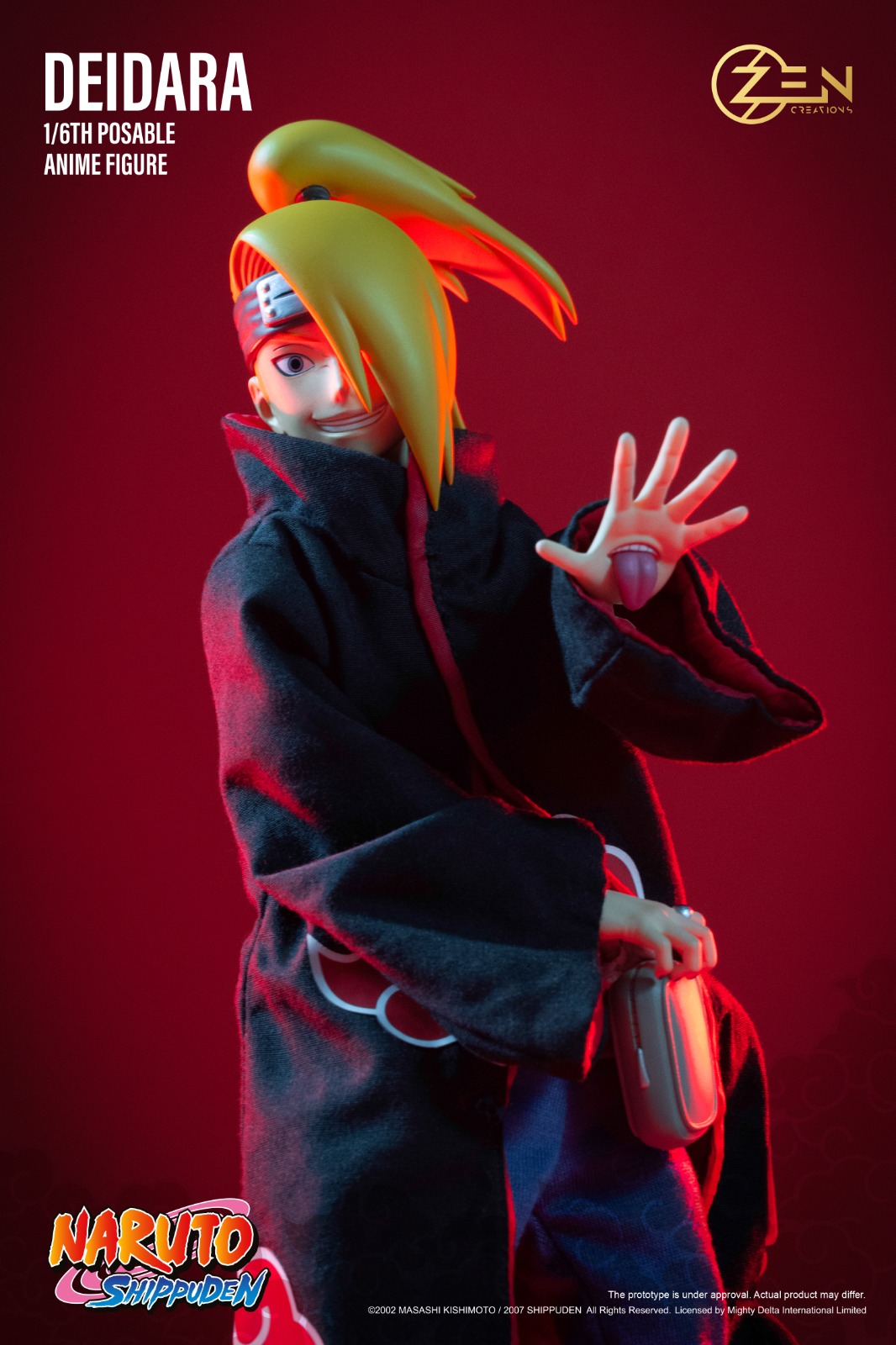 Zen Creations PAF004S Posable Anime Figure (PAF) Deidara (Standard Version)