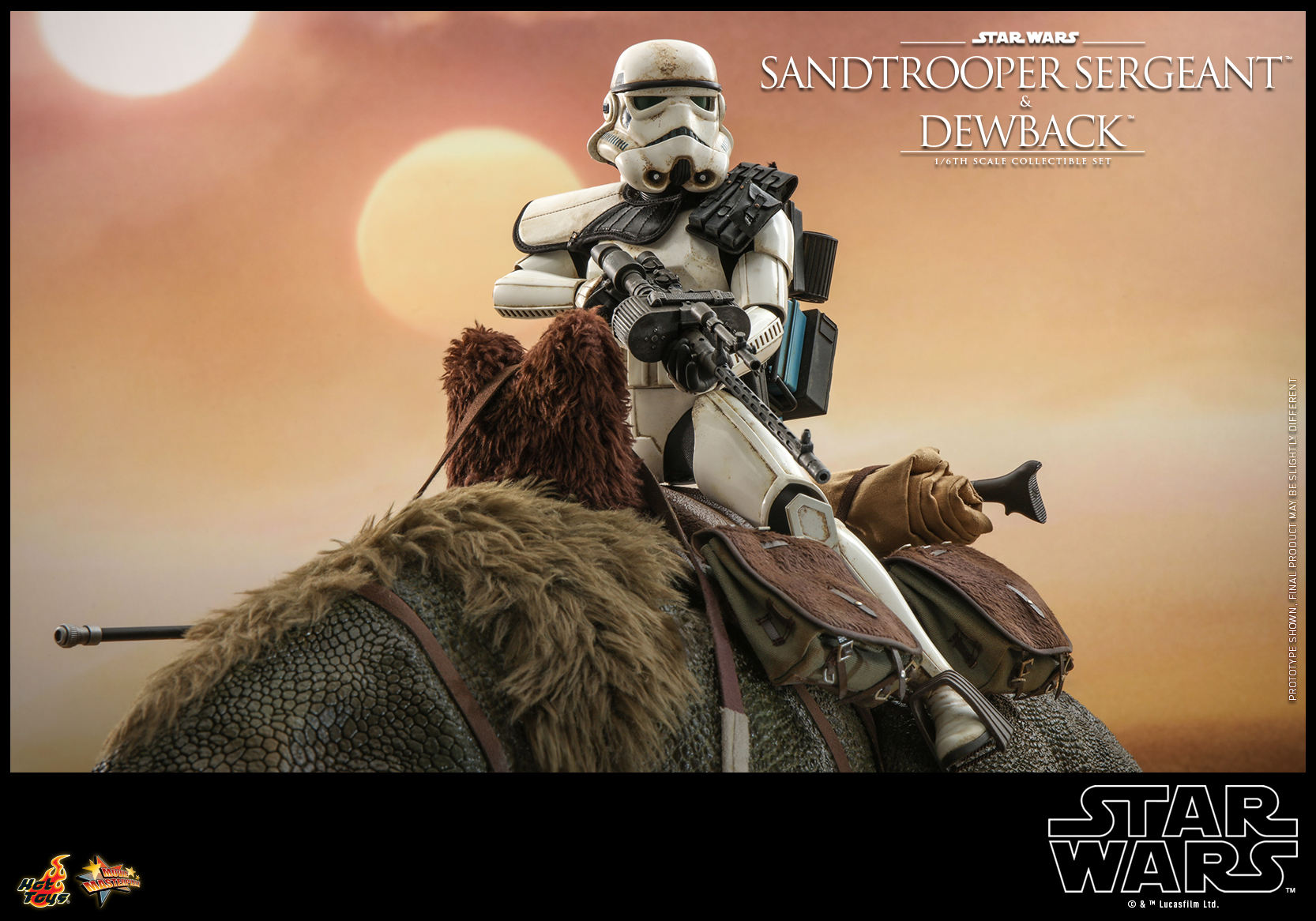 Hot Toys MMS722 1/6 Star Wars Episode IV: A New Hope™ - Sandtrooper Sergeant™ & Dewback™