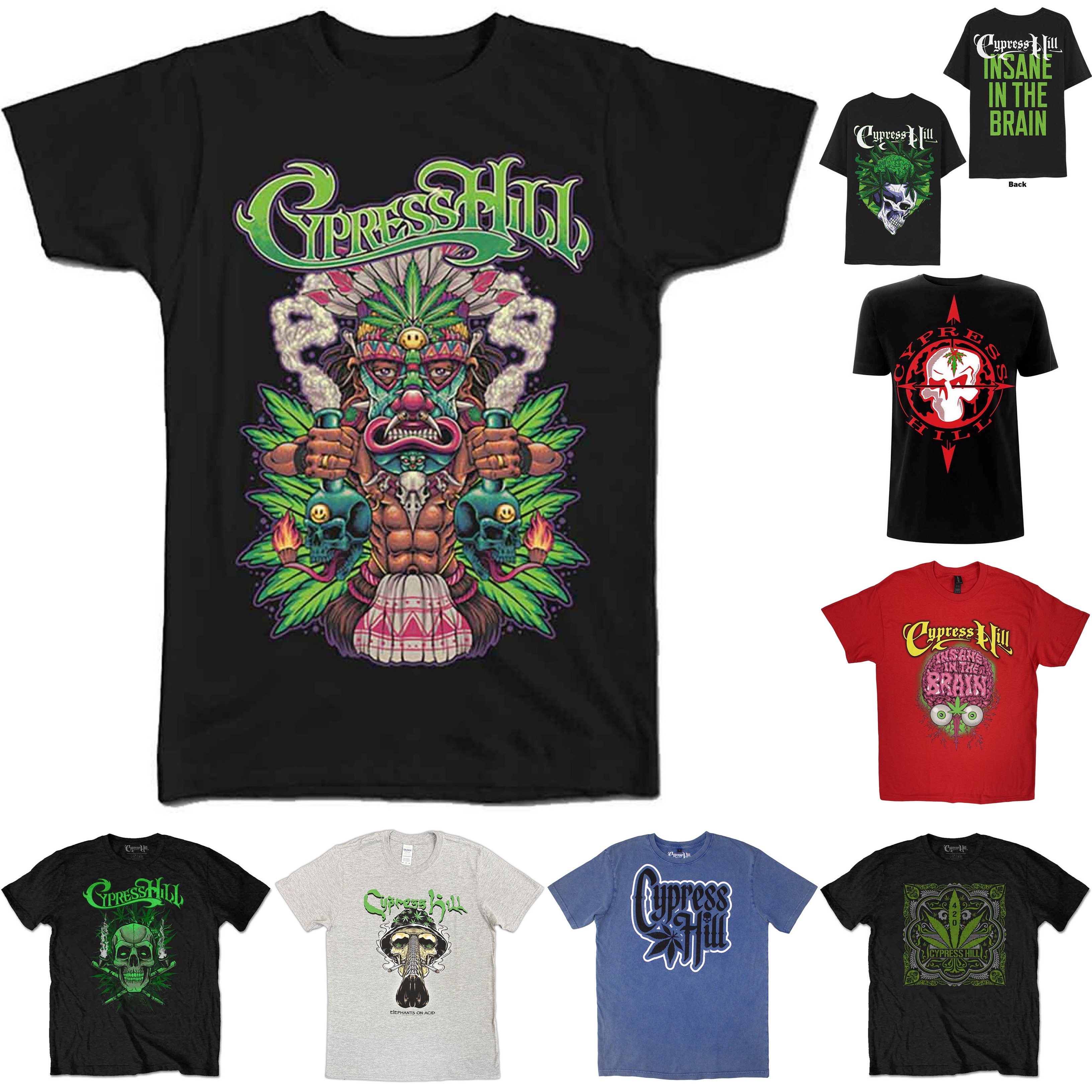 🇬🇧เปิด PREORDER เสื้อวง CYPRESS HILL T-SHIRT ลิขสิทธิ์ของแท้ UK 🤘🔥